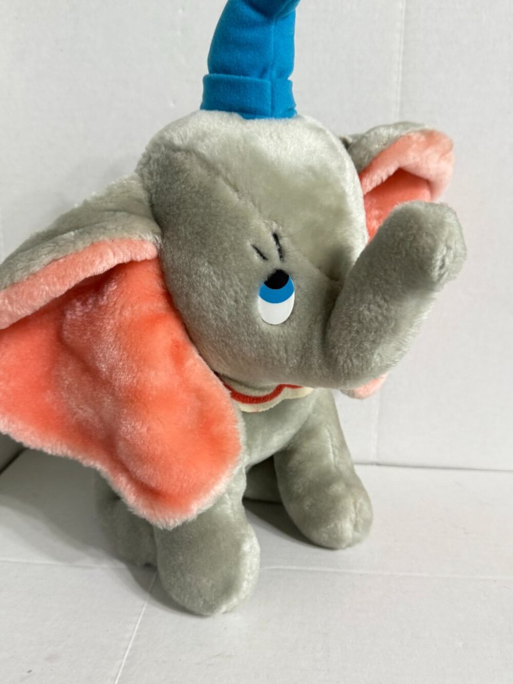 Vintage Dumbo Plush 13” Walt Disney World Disneyland Parks Stuffed Toy Classic